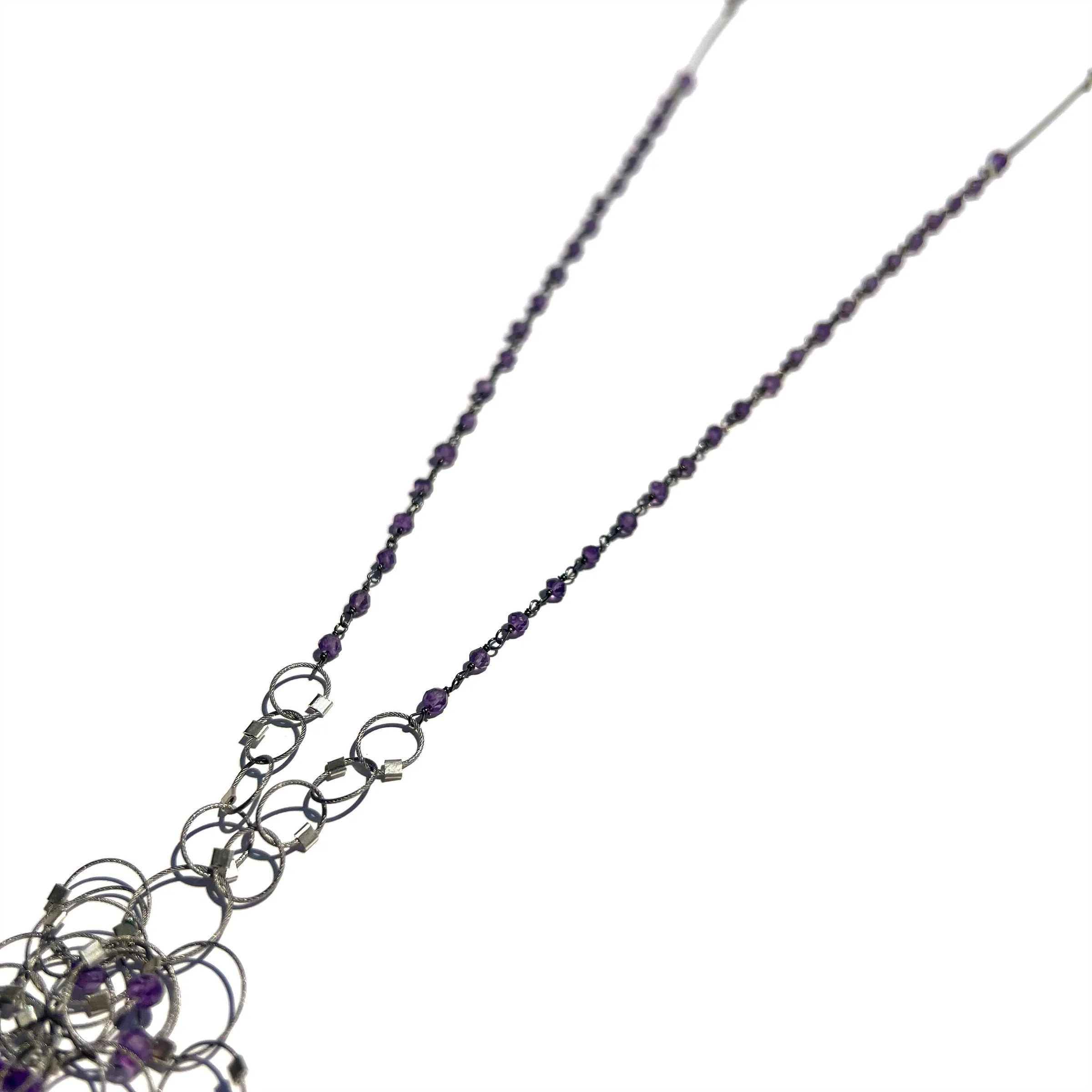 Interlock Tassel Necklace