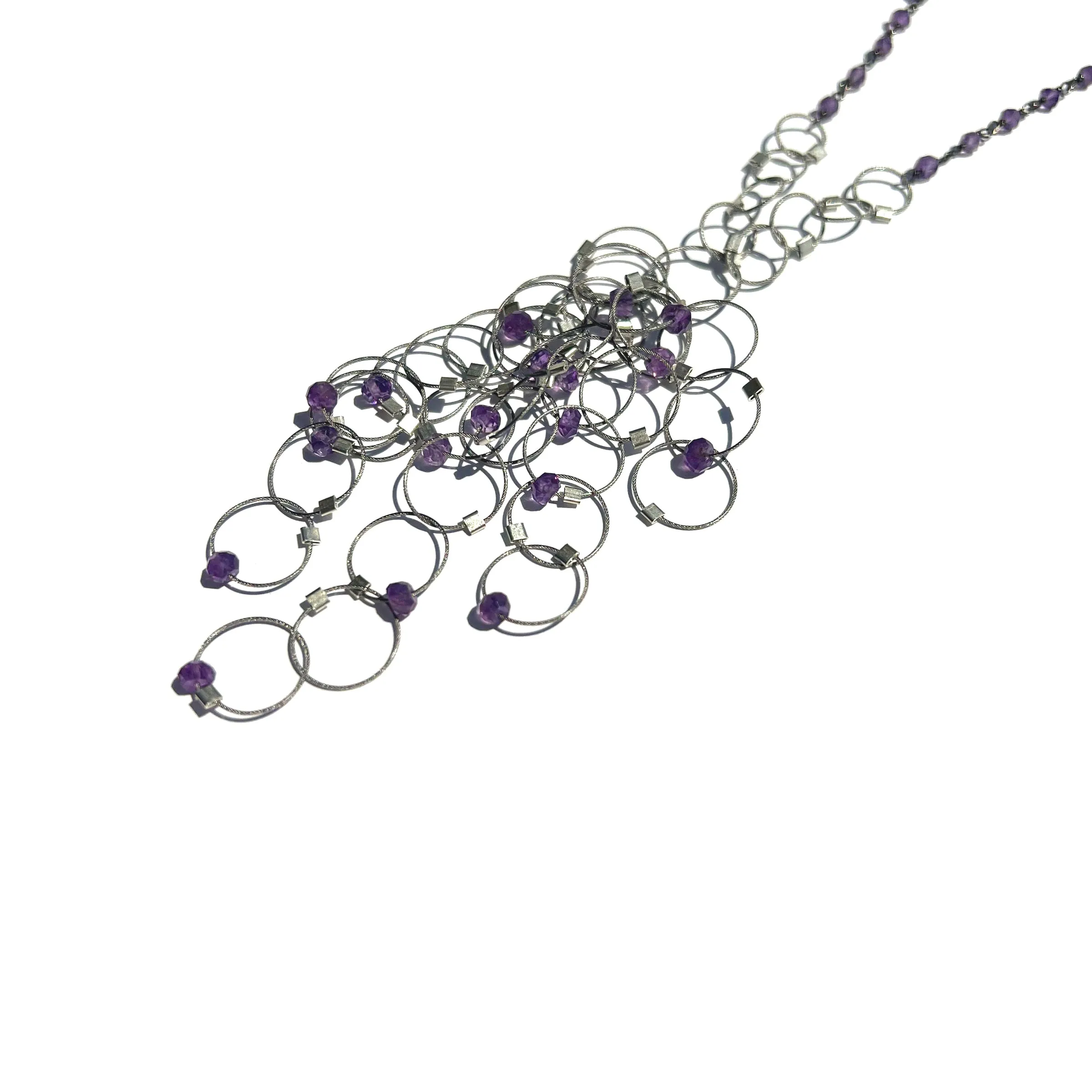 Interlock Tassel Necklace