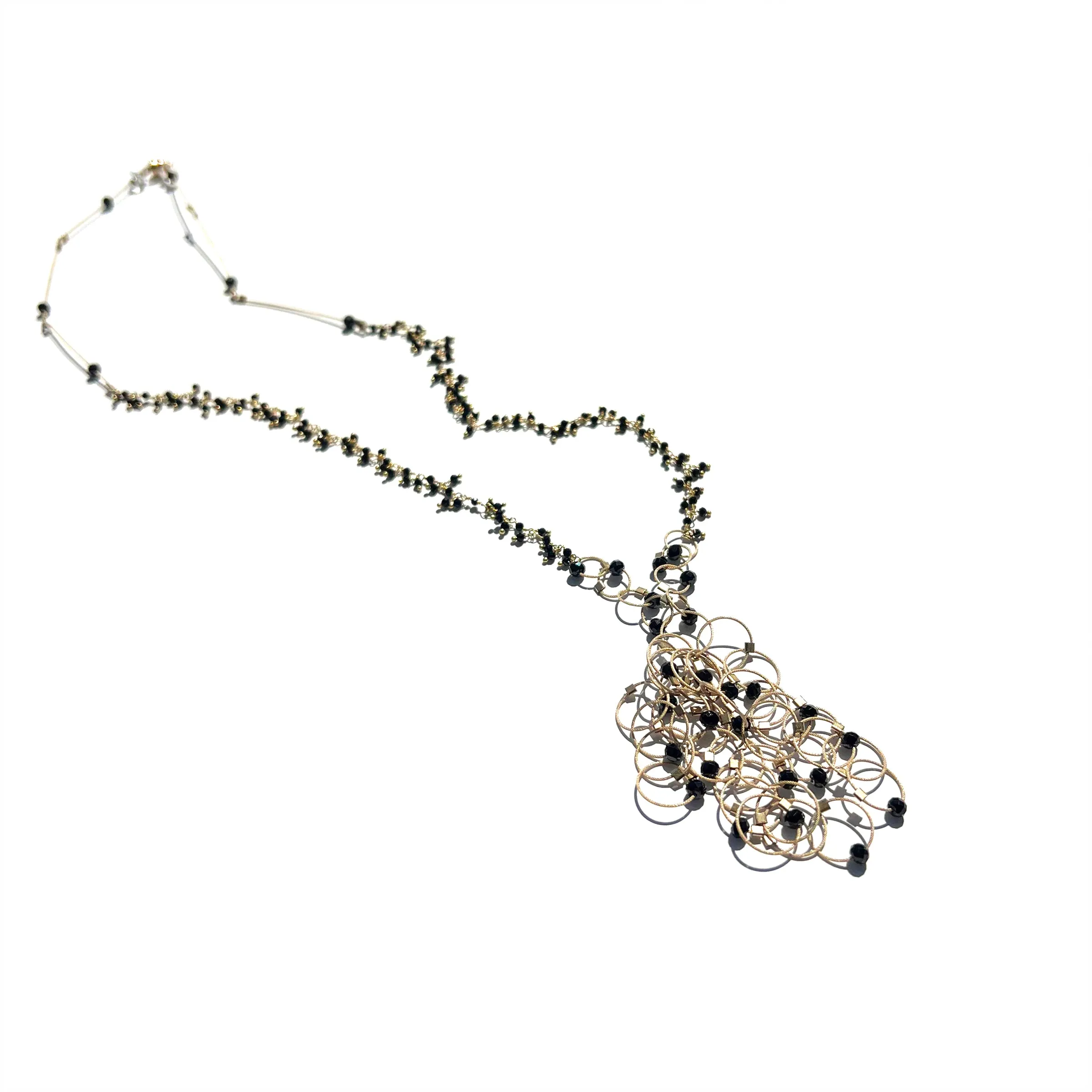 Interlock Tassel Necklace