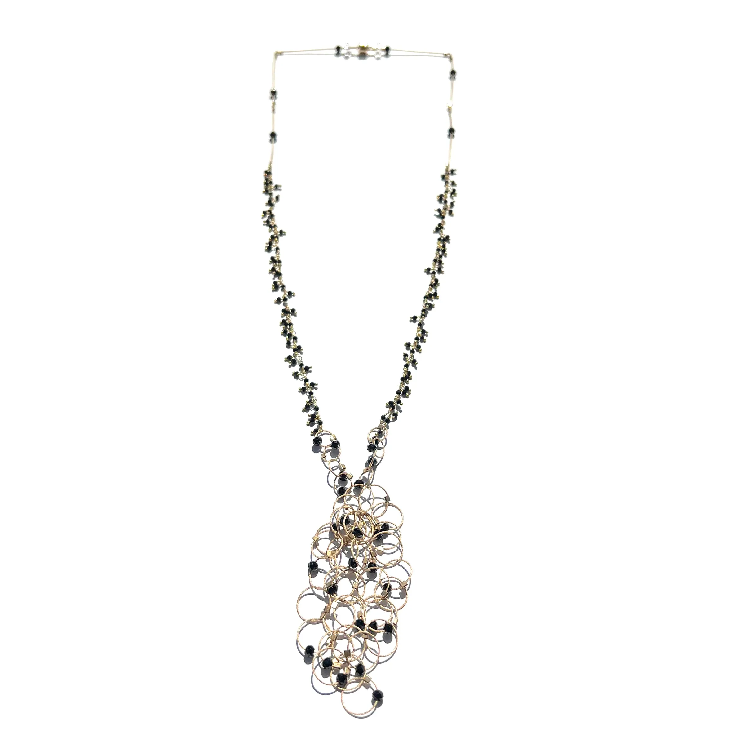 Interlock Tassel Necklace