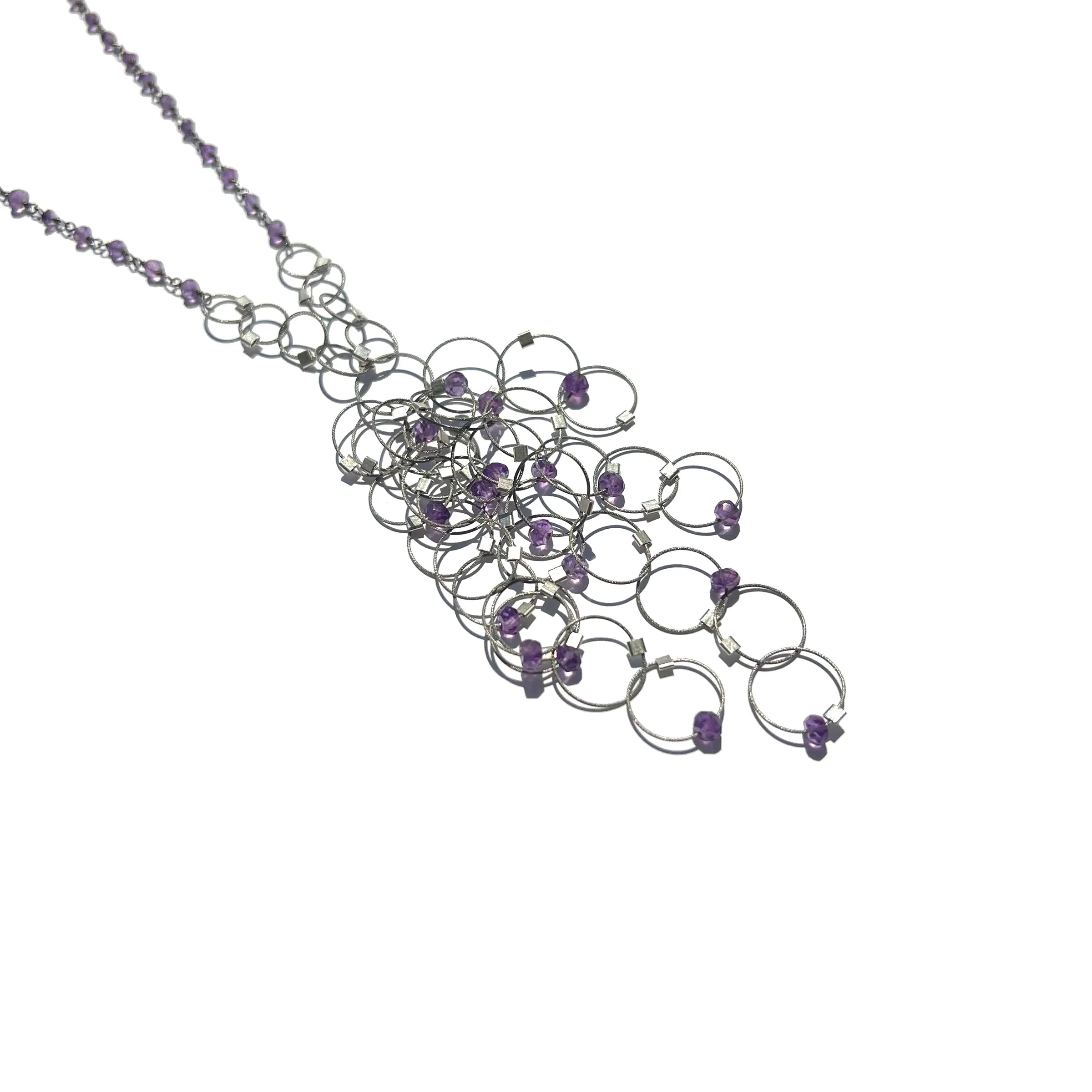Interlock Tassel Necklace