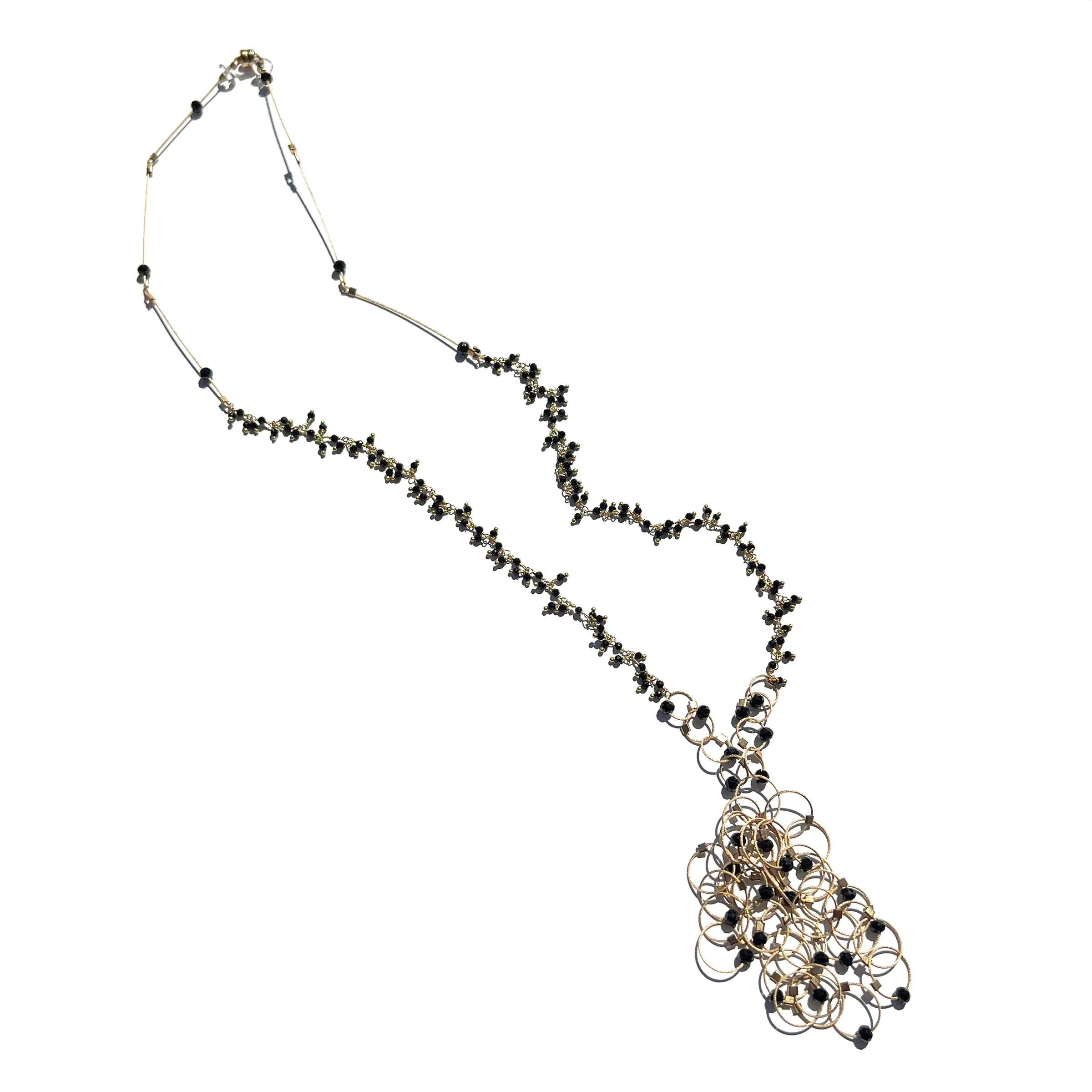 Interlock Tassel Necklace