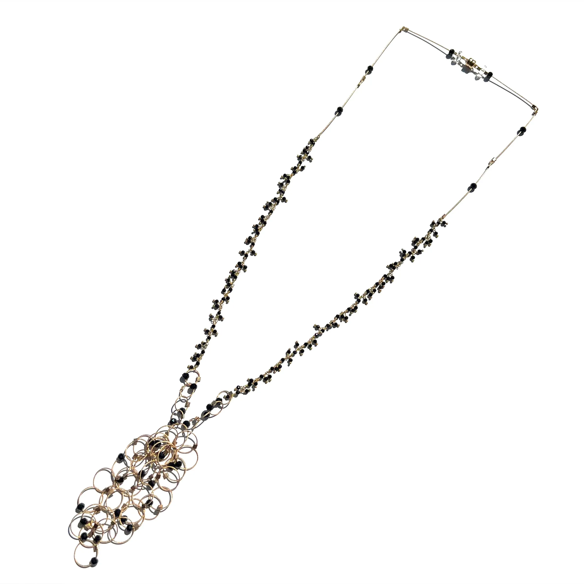 Interlock Tassel Necklace