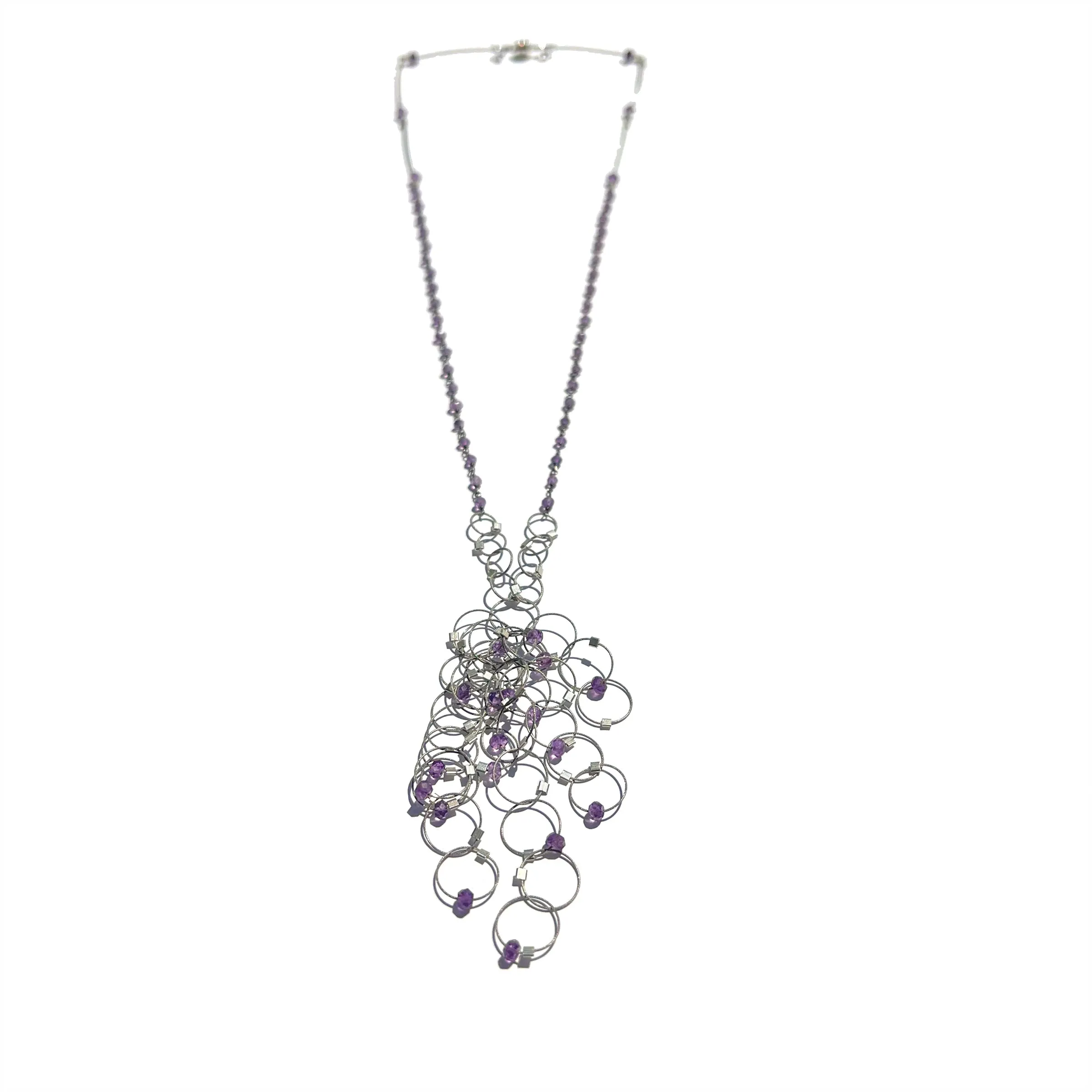 Interlock Tassel Necklace