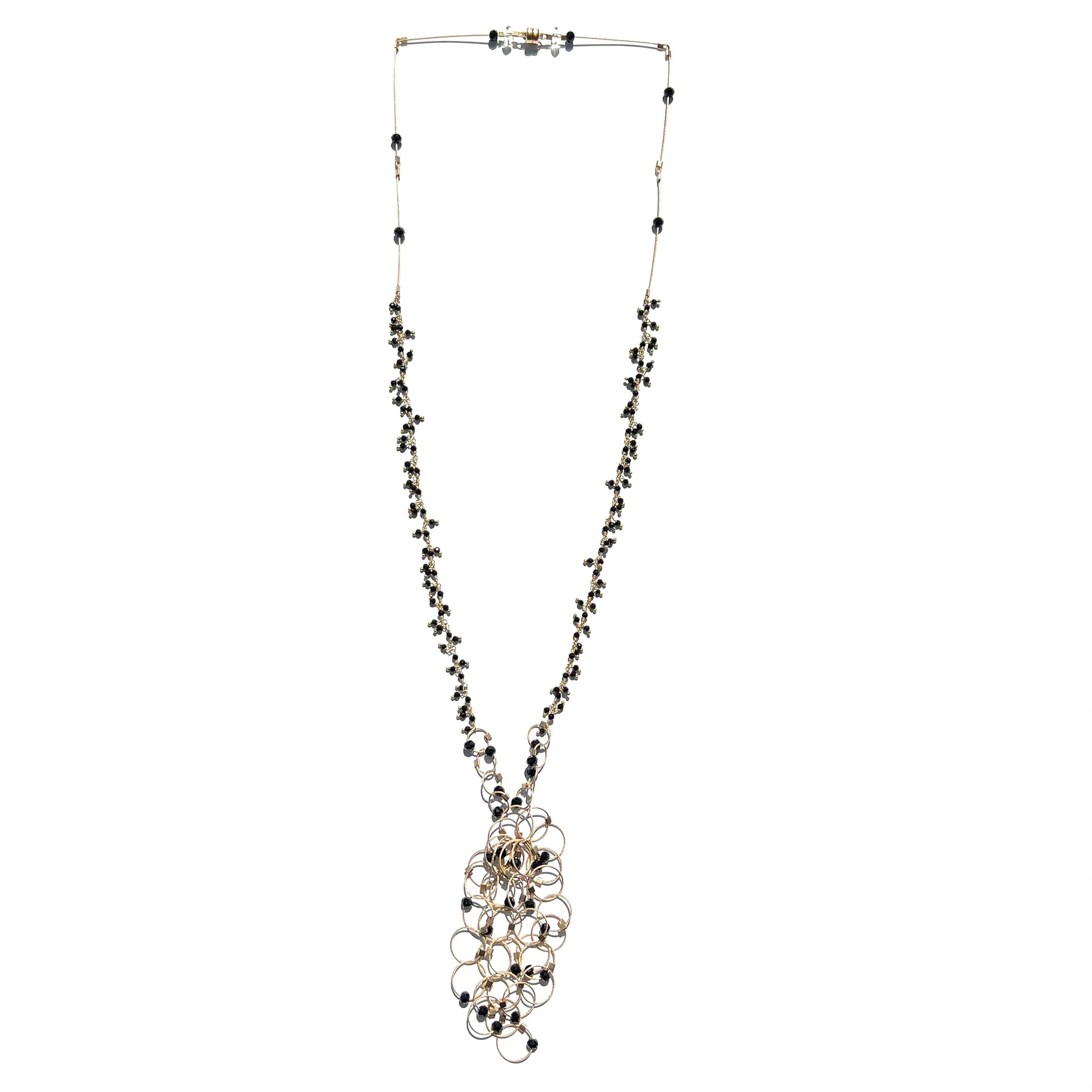 Interlock Tassel Necklace