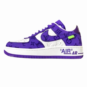 Eco Build OrthoticFriendly AF1 x OW by Virgil - Purple Customs