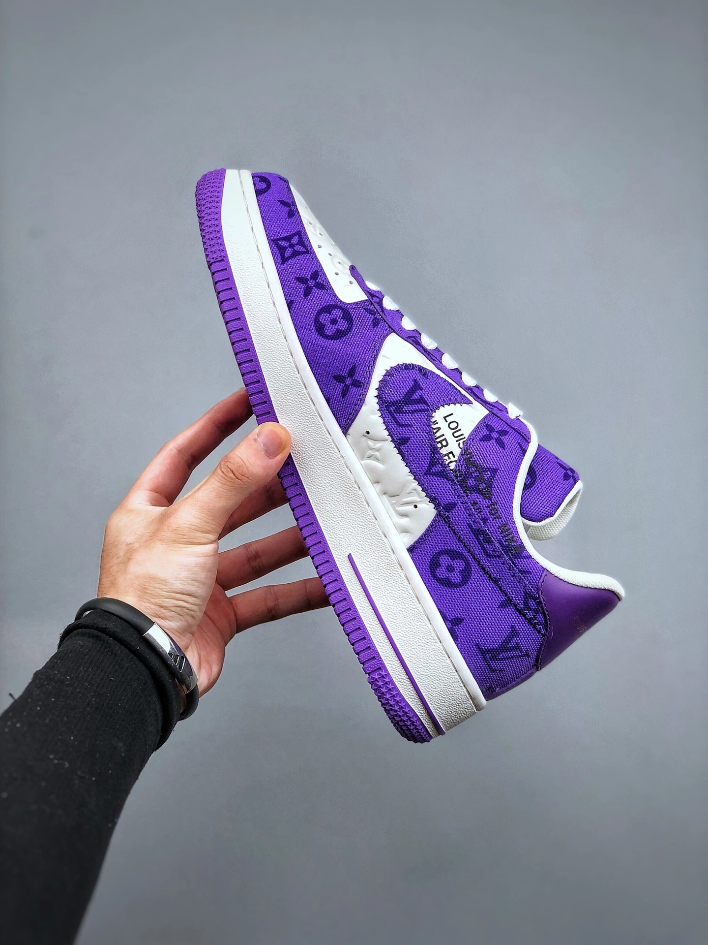 Easy performance Multi Directional Flex AF1 x OW by Virgil - Purple Customs