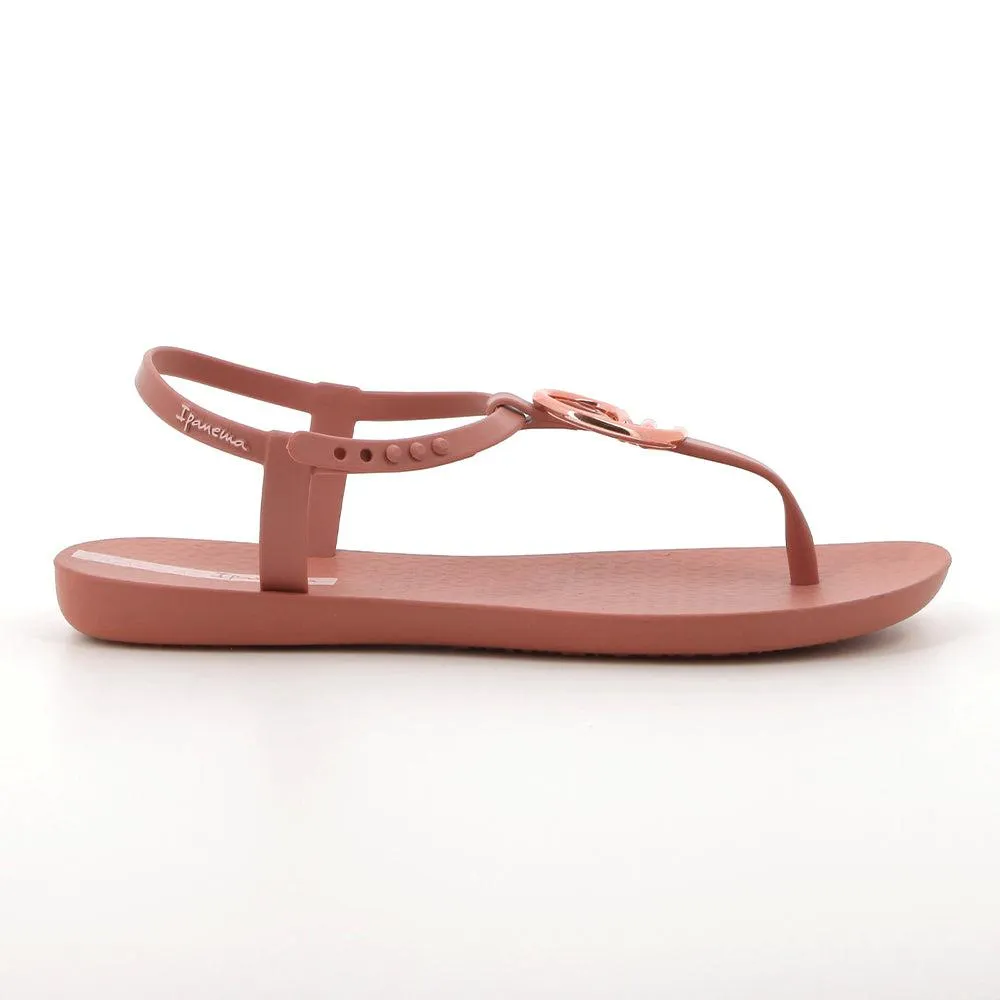 Ipanema Slingback Thong Sandals with Trim - Pink/Rose