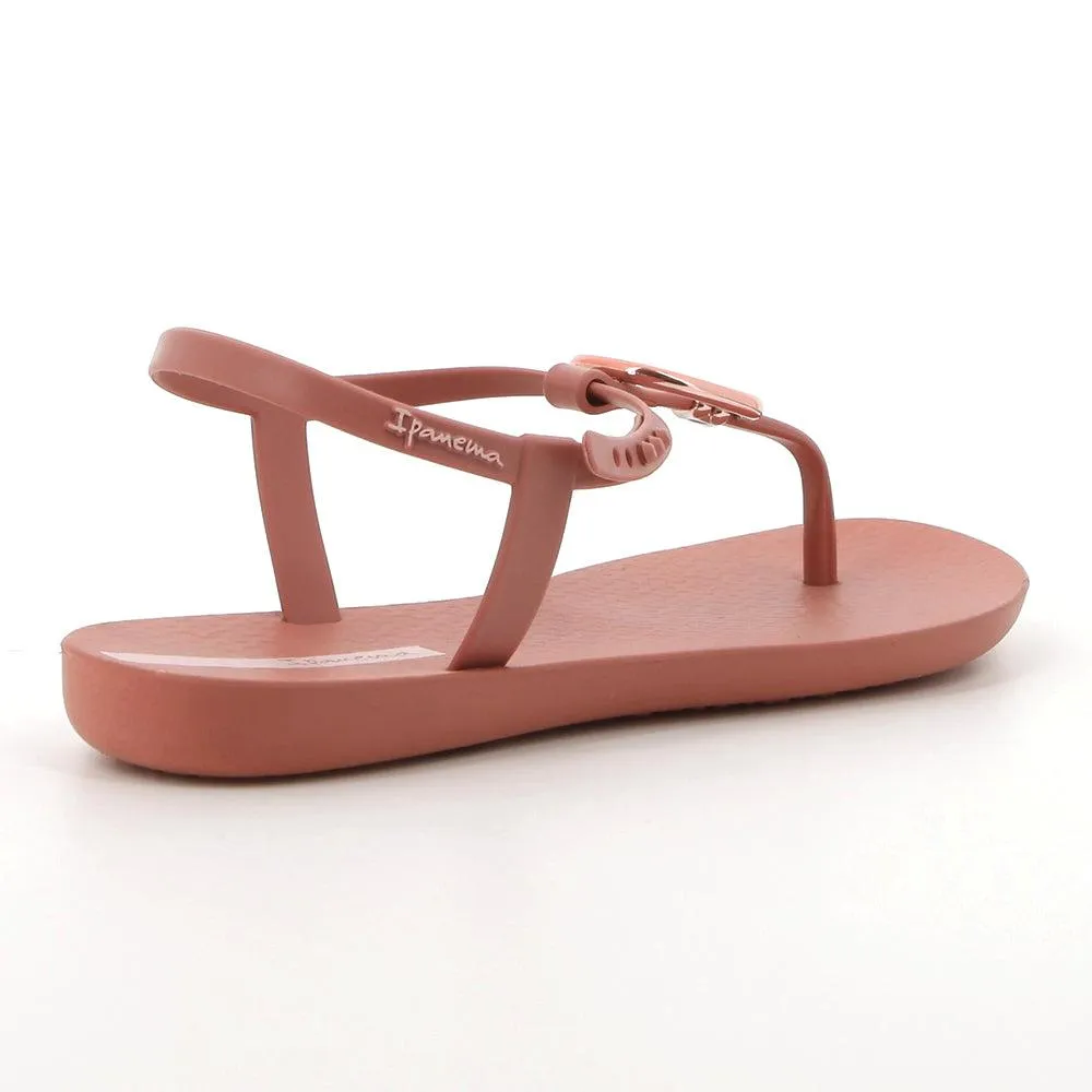 Ipanema Slingback Thong Sandals with Trim - Pink/Rose