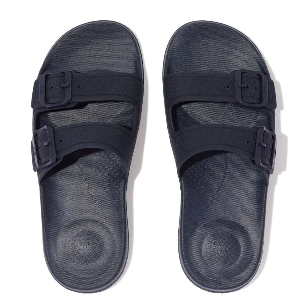 IQUSHION Men's Two-Bar Buckle Slides