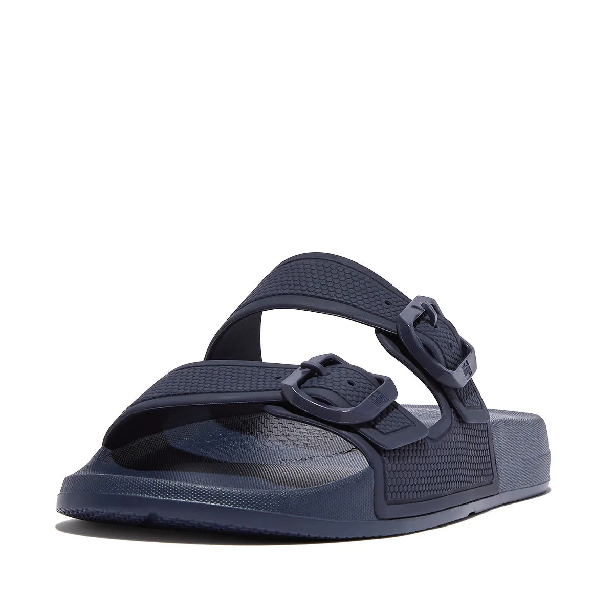 IQUSHION Men's Two-Bar Buckle Slides