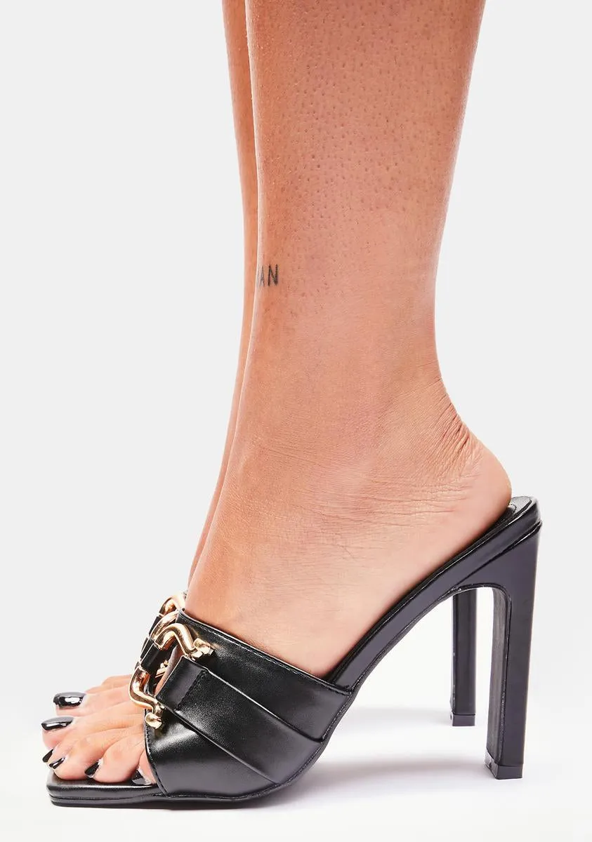 I've Got Class Peep Toe Heels