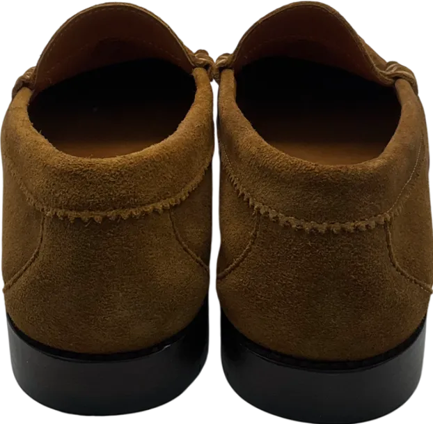 J Crew Nude Ludlow Suede Penny Loafers UK 10 EU 44 👞