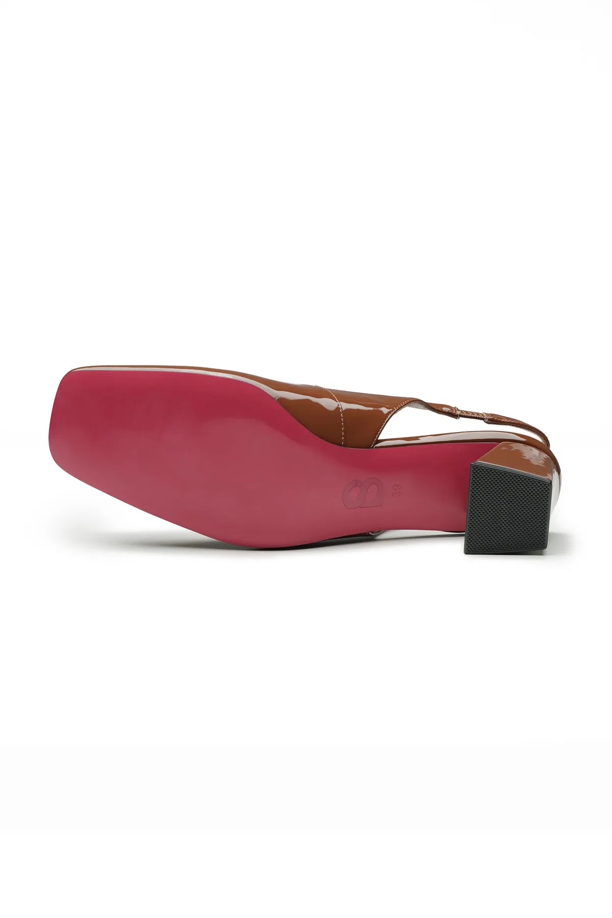 Jane Slingback Pump - Brown