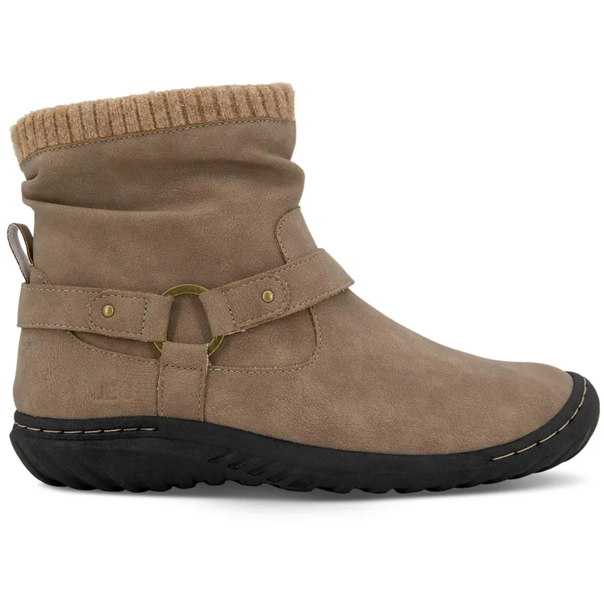 JBU by Jambu Womens West Wood Faux Leather Water Resistant Ankle Boots