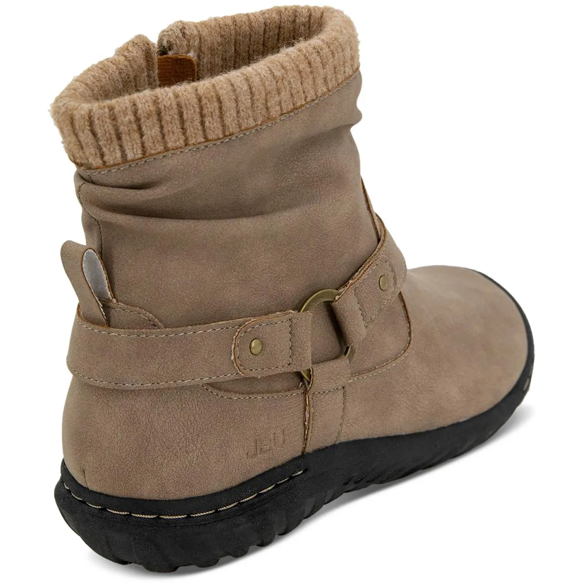 JBU by Jambu Womens West Wood Faux Leather Water Resistant Ankle Boots