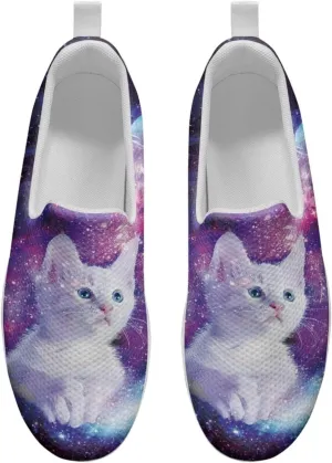 Jeiento Womens Platform Fashion Sneakers with Rocker Bottom Low Top Tennis Shoes Slip-On Walking Sneaker Work,Athletic,Casual Footwear
