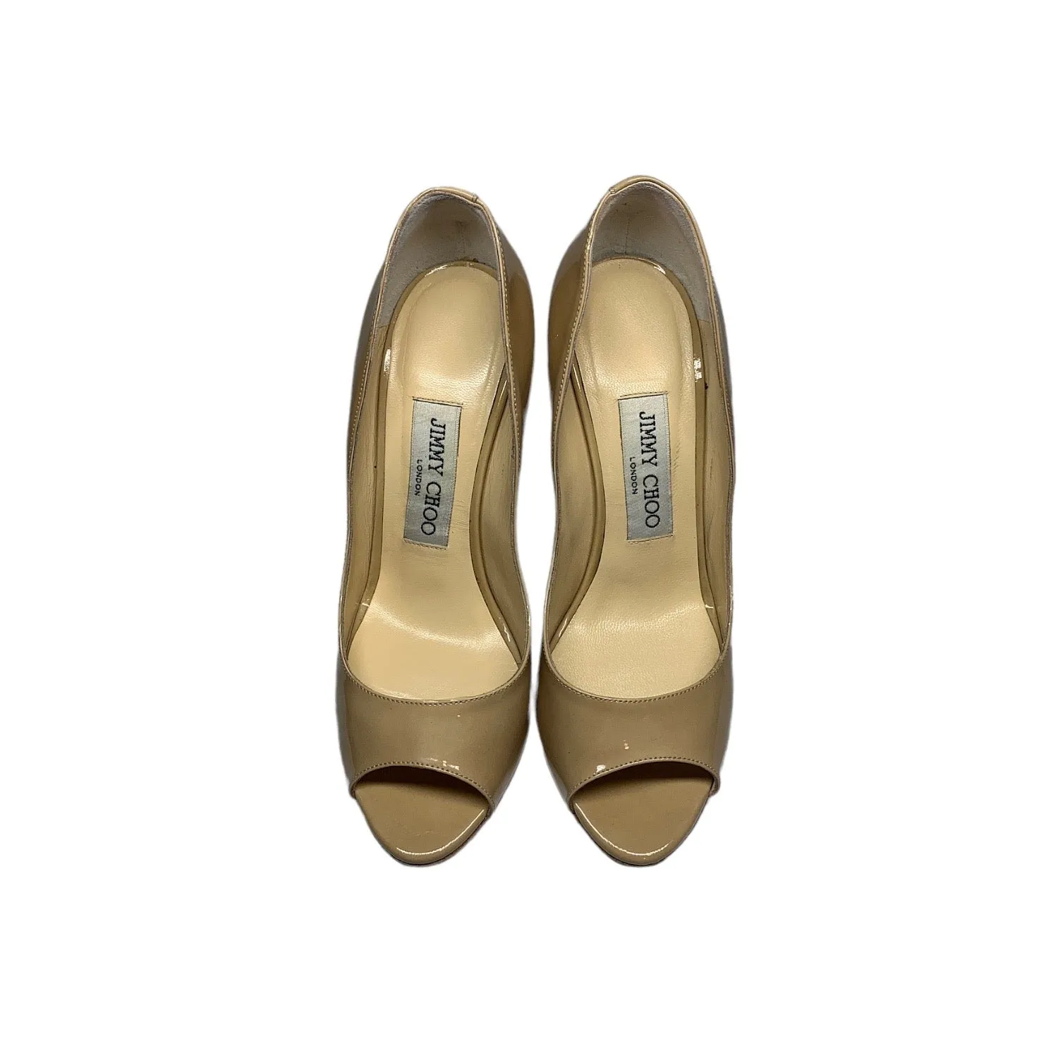 Jimmy Choo Biel 113 Nude Wedges  - Sz. 36