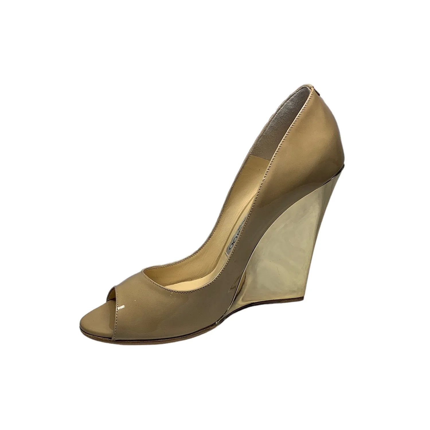 Jimmy Choo Biel 113 Nude Wedges  - Sz. 36