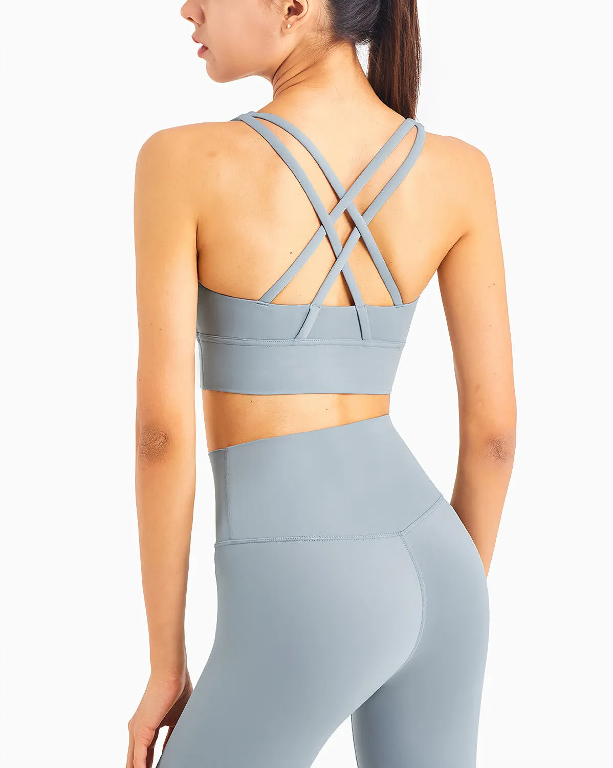 Johanna Sports Bra - Ash Blue