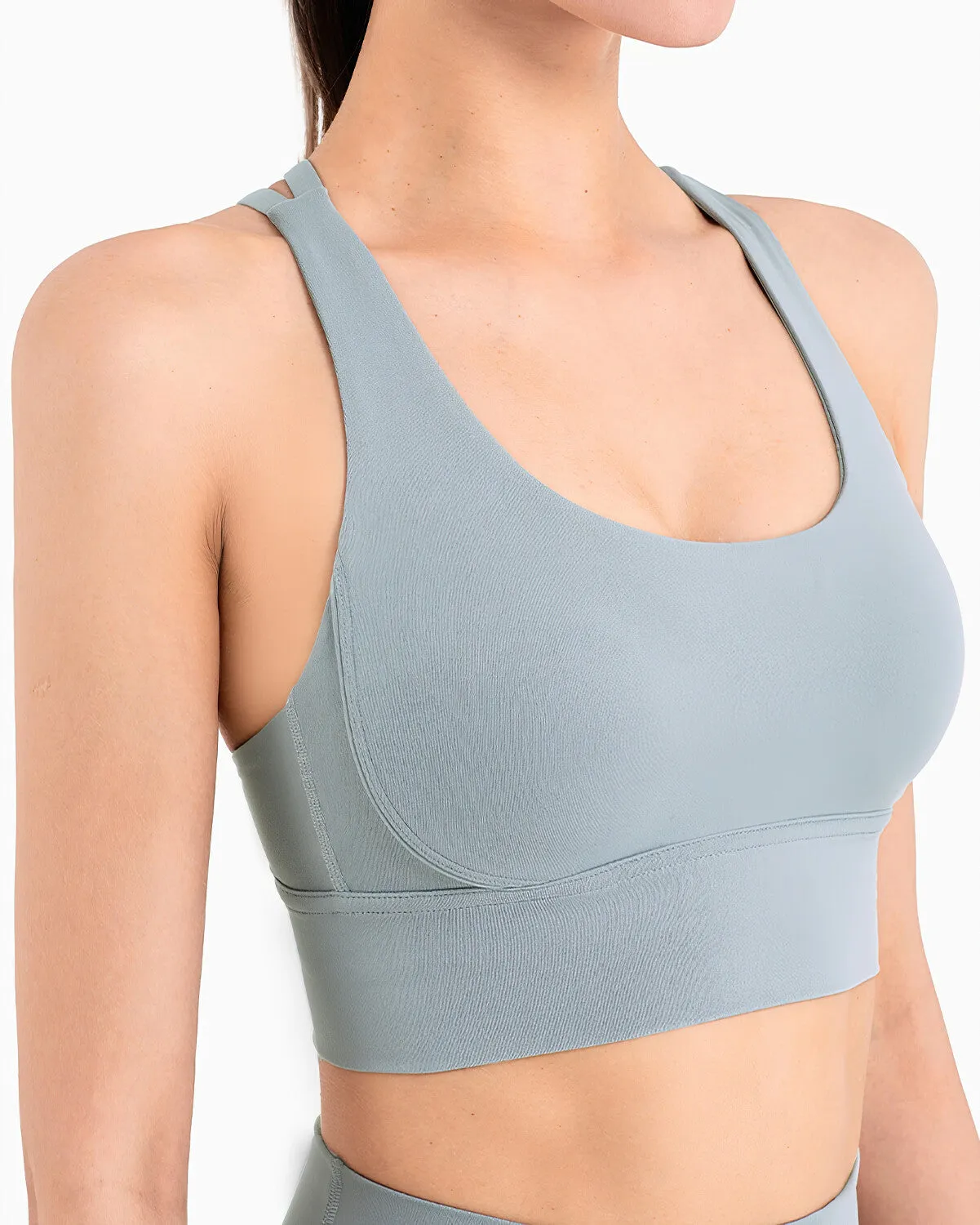 Johanna Sports Bra - Ash Blue