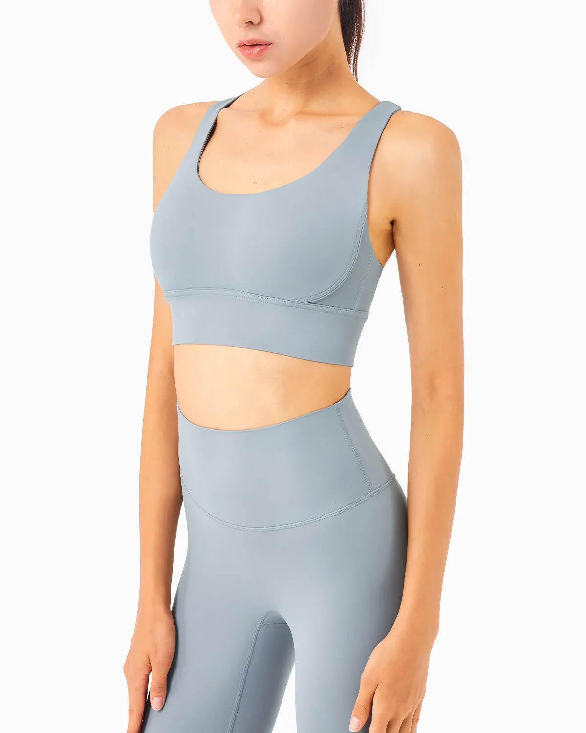 Johanna Sports Bra - Ash Blue
