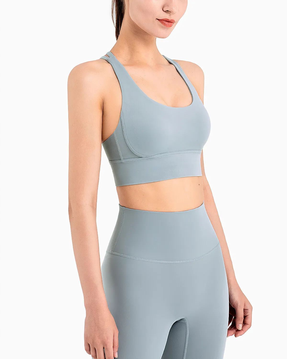 Johanna Sports Bra - Ash Blue