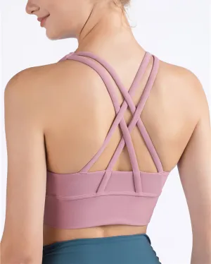 Johanna Sports Bra - Blush Pink