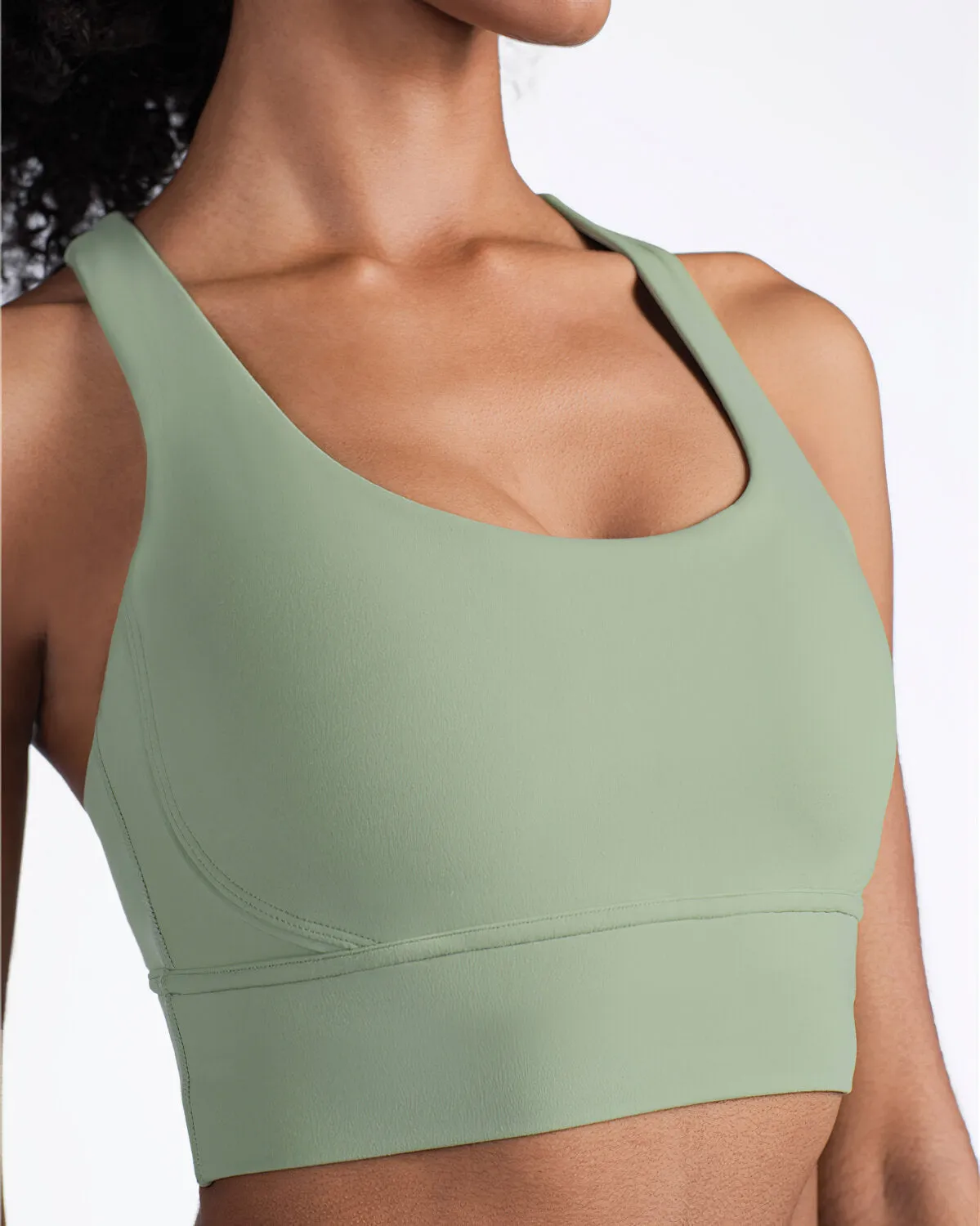 Johanna Sports Bra - Sage Green