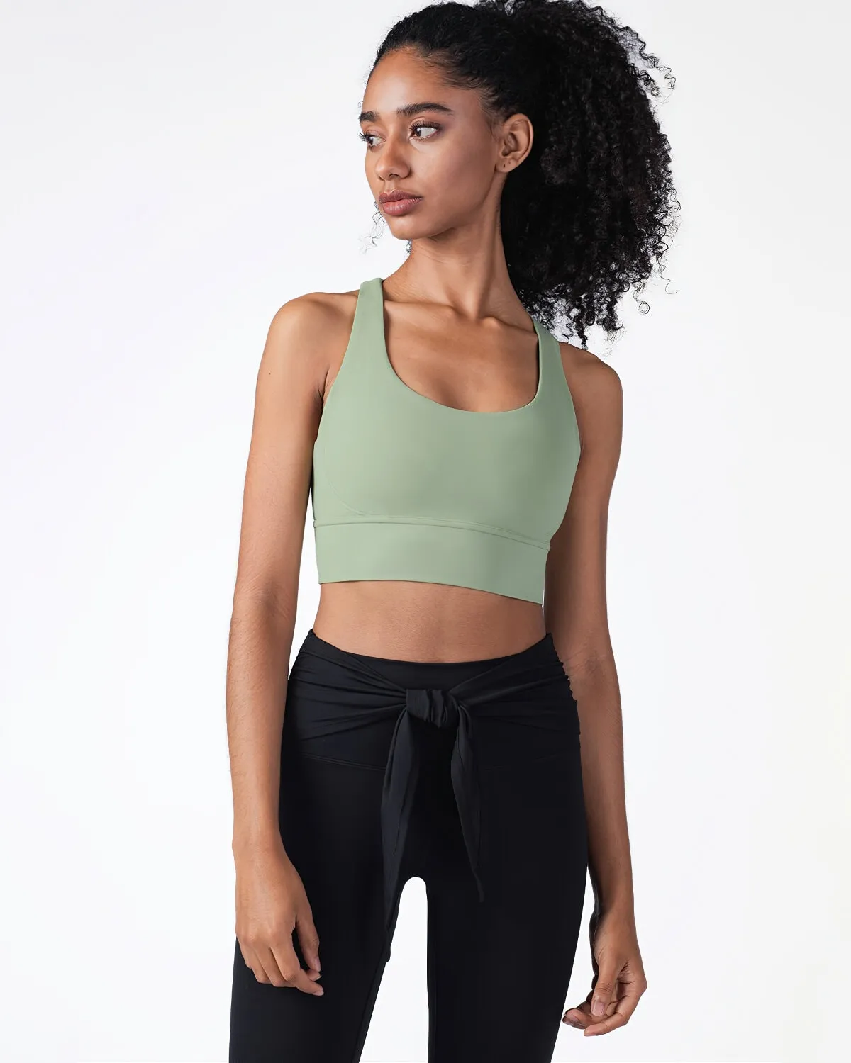 Johanna Sports Bra - Sage Green