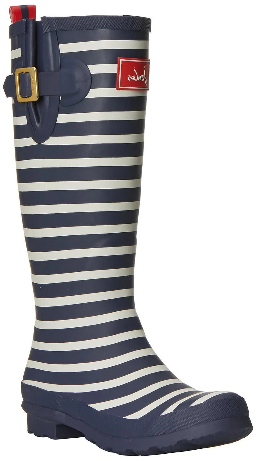 Joules Welly Print Women's Rubber Rain Boots Waterproof