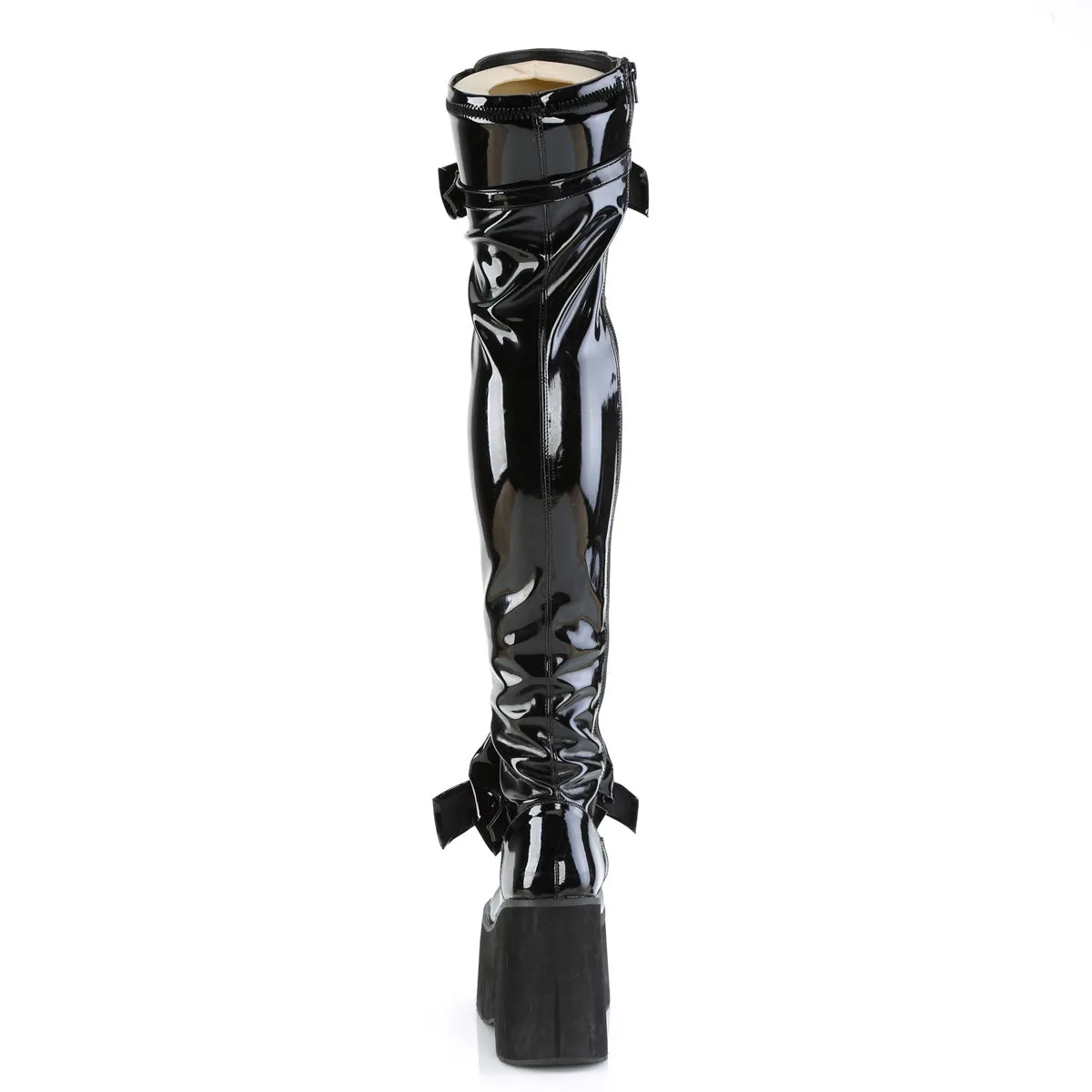 KERA-303 Demoniacult Alternative Footwear Women's Over-the-Knee Boots