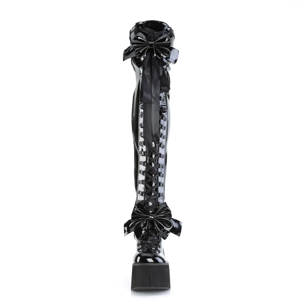 KERA-303 Demoniacult Alternative Footwear Women's Over-the-Knee Boots