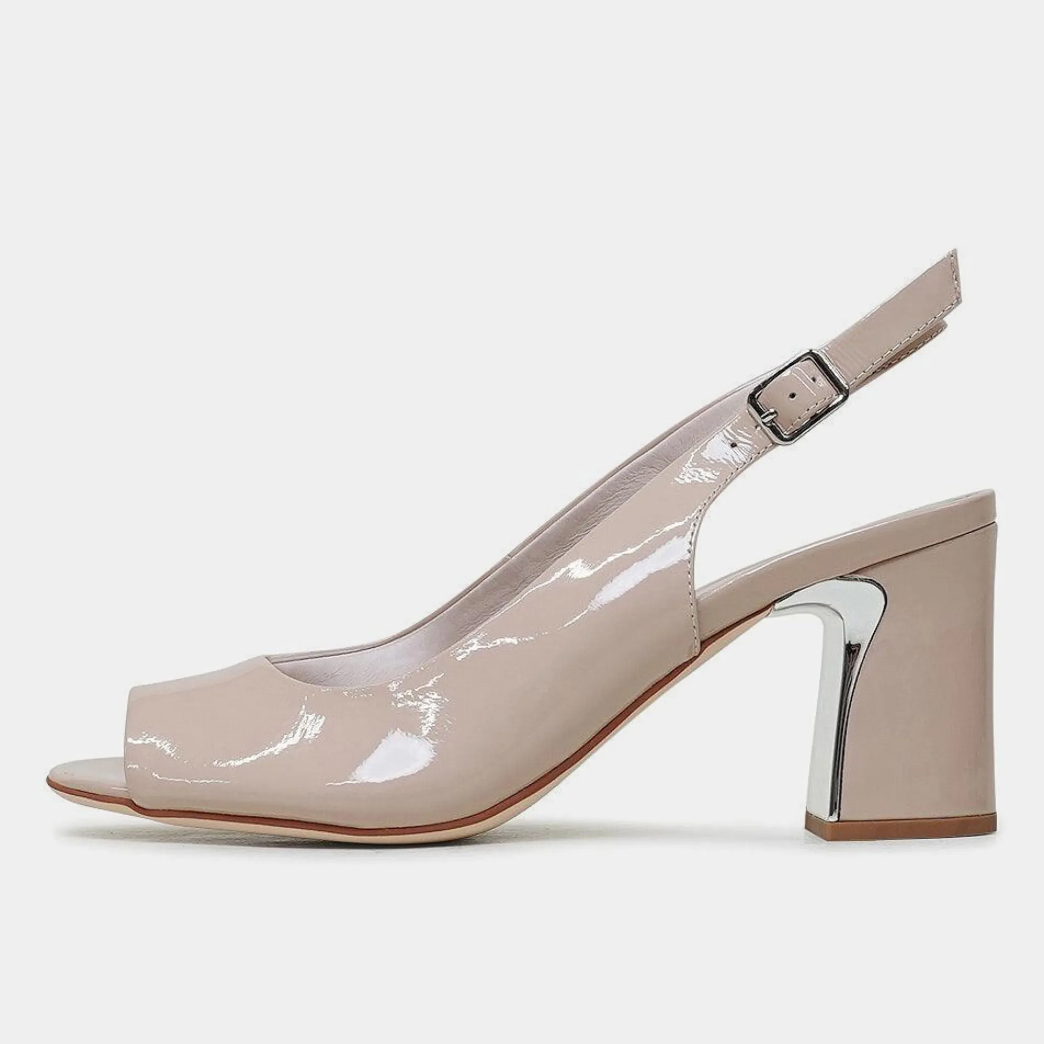 Kianna Cafe Patent Leather Heels