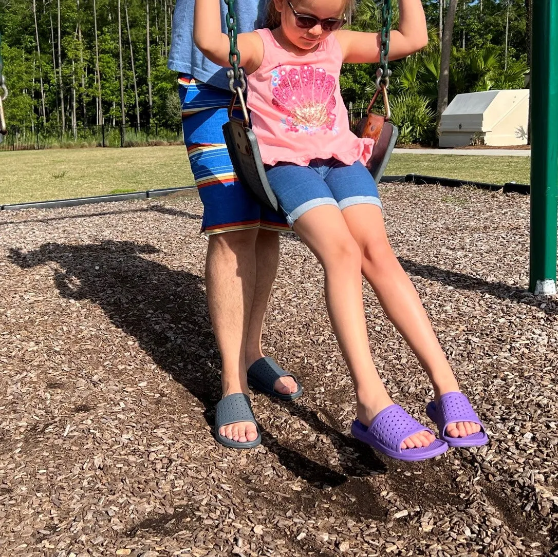 Kid's Ara Perforated Slide with Everywear® Technology