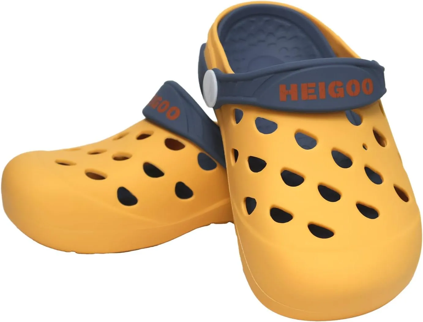 Kids Clogs Toddler Silicone Shoes Yellow