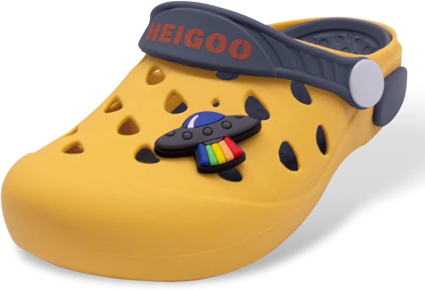 Kids Clogs Toddler Silicone Shoes Yellow