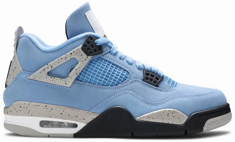 Air Jordan Retro 4 'University Blue EVA sole Lightweight Use