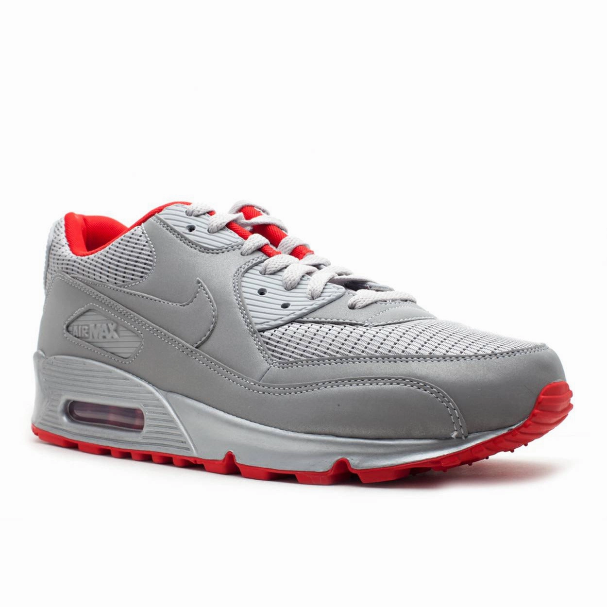 Air Max 90 "Silver Bullet" (2010) Zigzag Impact Zone Heel Counter Structure