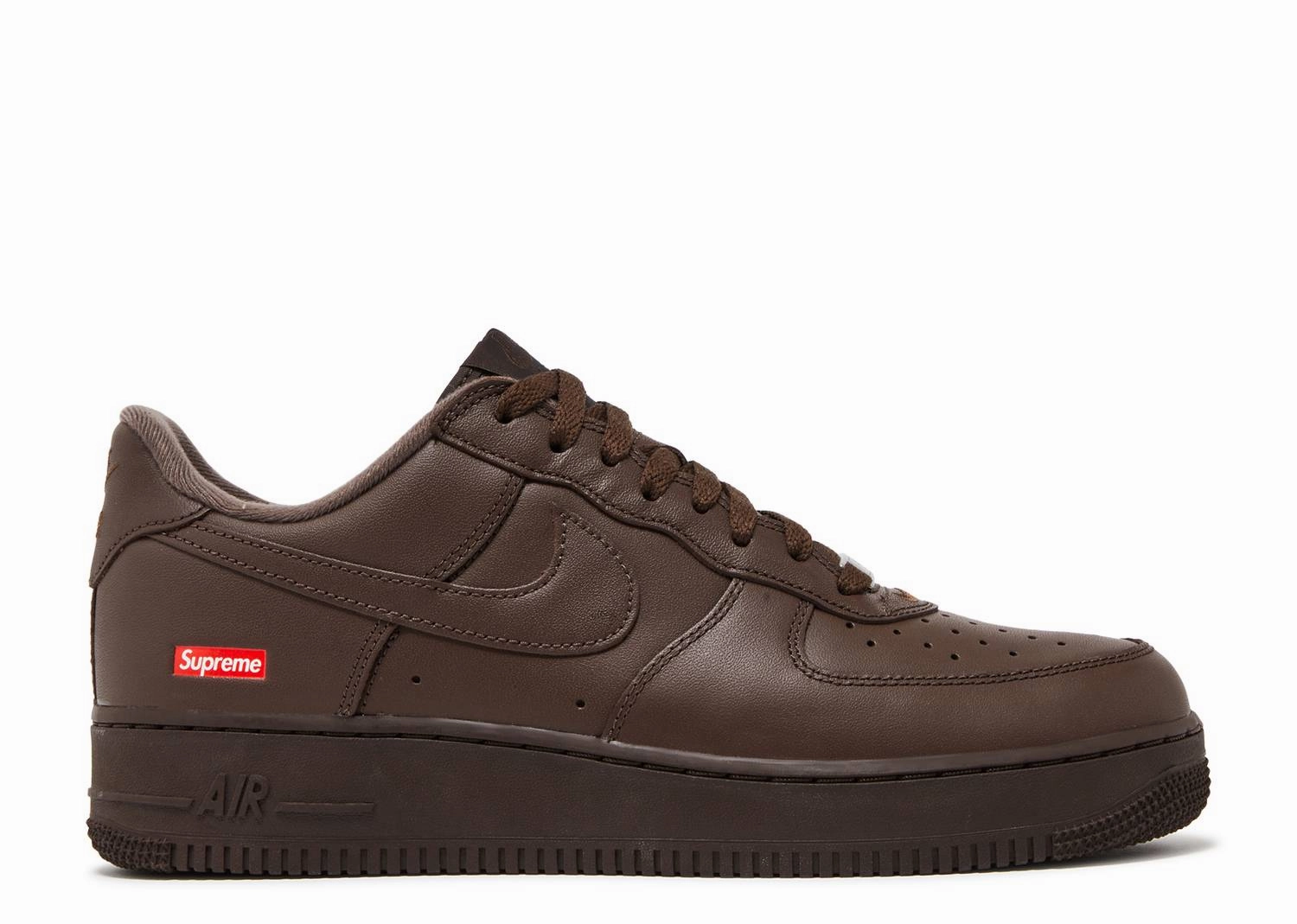 dry - weather shoes Air Force 1 Low / Supreme "Baroque Brown" (Wilmington Location)