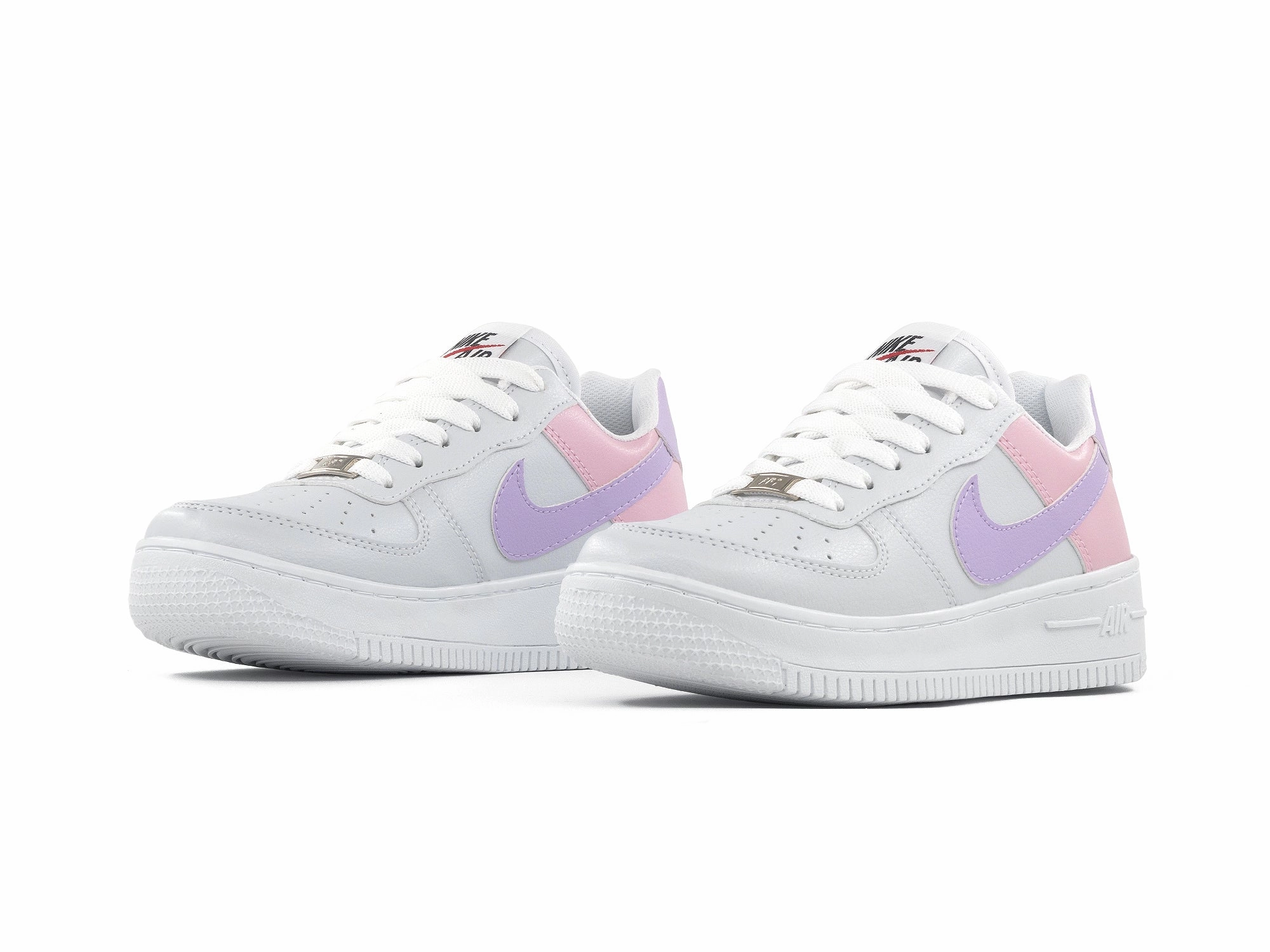 Tenis 270 Blanco Rosa Lila Comfort Fit Design