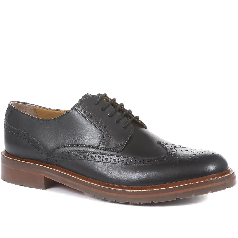 Kingsbay Men's Leather Brogues - KINGSBAY / 320 142