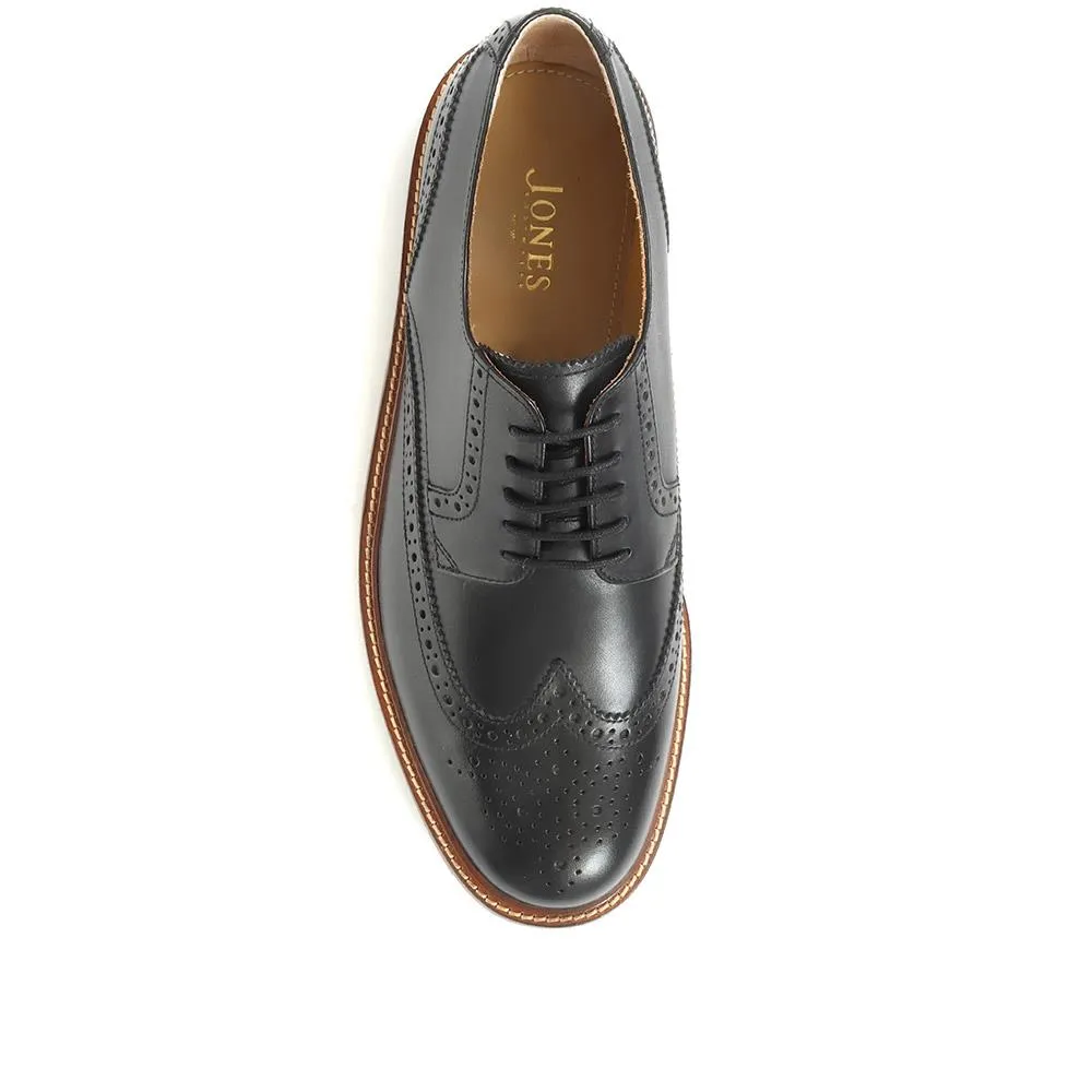 Kingsbay Men's Leather Brogues - KINGSBAY / 320 142