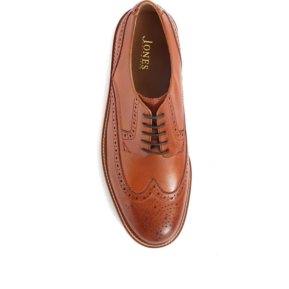 Kingsbay Men's Leather Brogues - KINGSBAY / 320 142