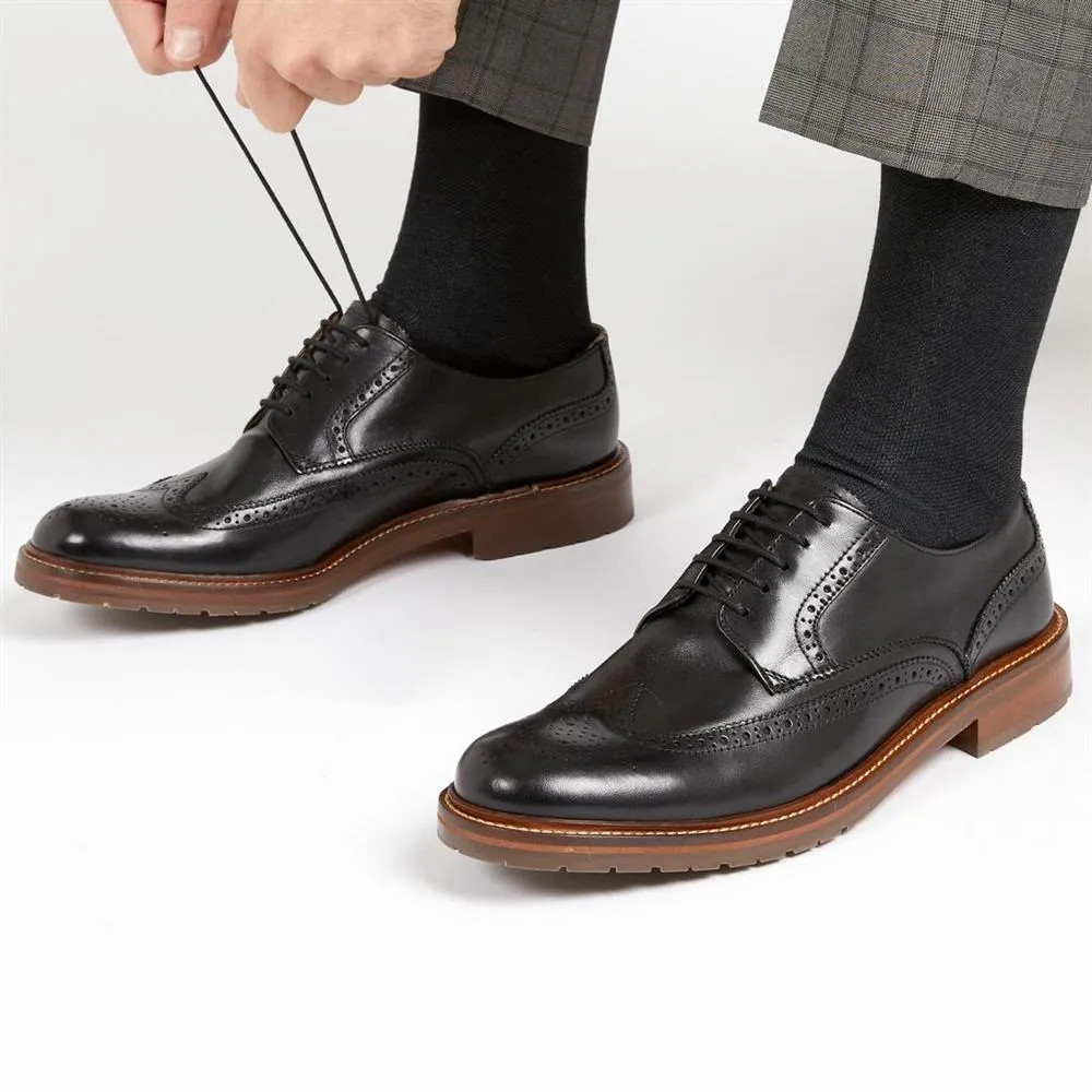Kingsbay Men's Leather Brogues - KINGSBAY / 320 142