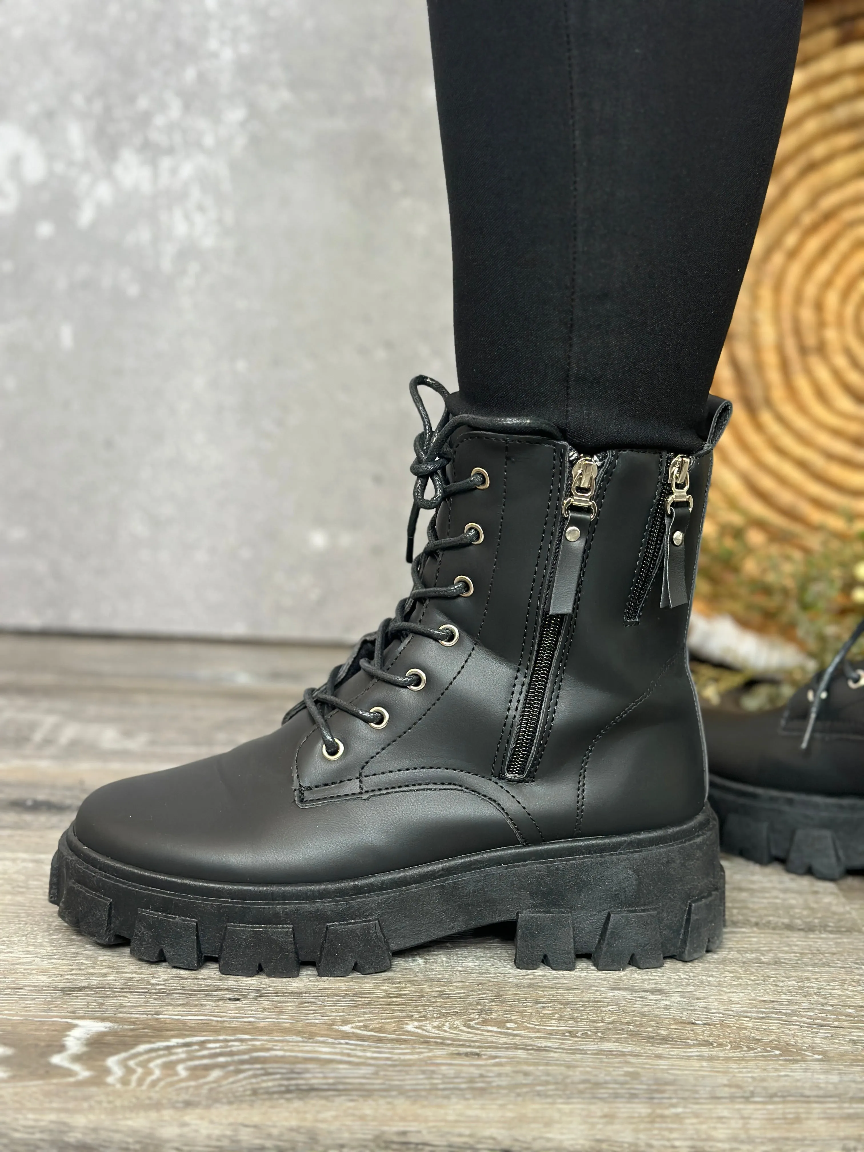 Lace Up Military Boot (FINAL SALE)