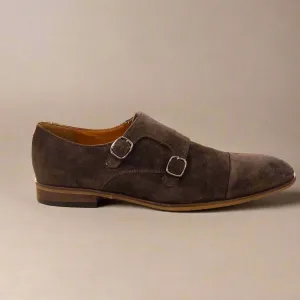 Lacuzzo Suede Monk Strap