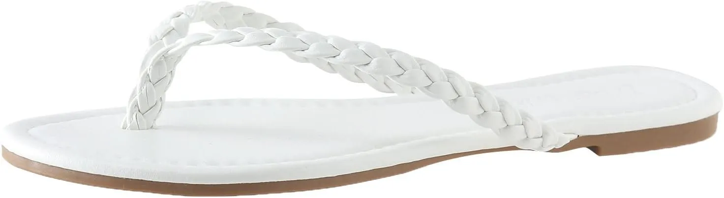 Ladies Shoes Fashion Flat Flip Flops Outdoor Fashion Beach Soft Sole Flip Flops Womens Wedge Sandals Size 9