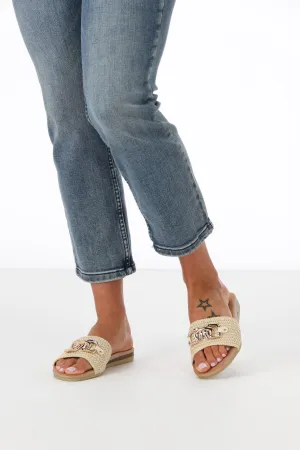 Laguna Quays Karmen Raffia Beige