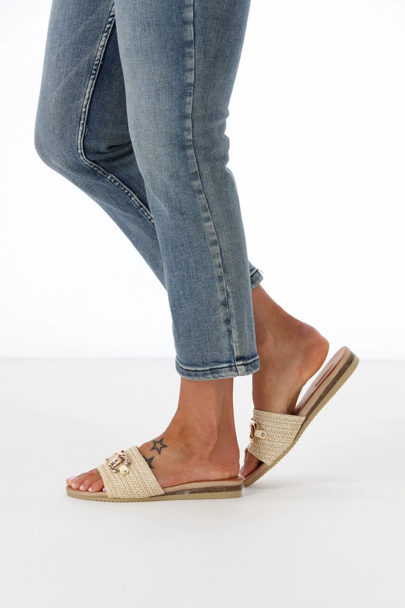 Laguna Quays Karmen Raffia Beige